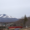 浅間山　軽井沢町役場付近から