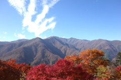 秩父の紅葉　三峰神社から