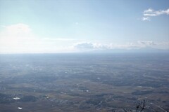 筑波山から見た富士山