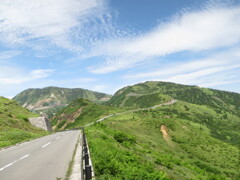 渋峠への道