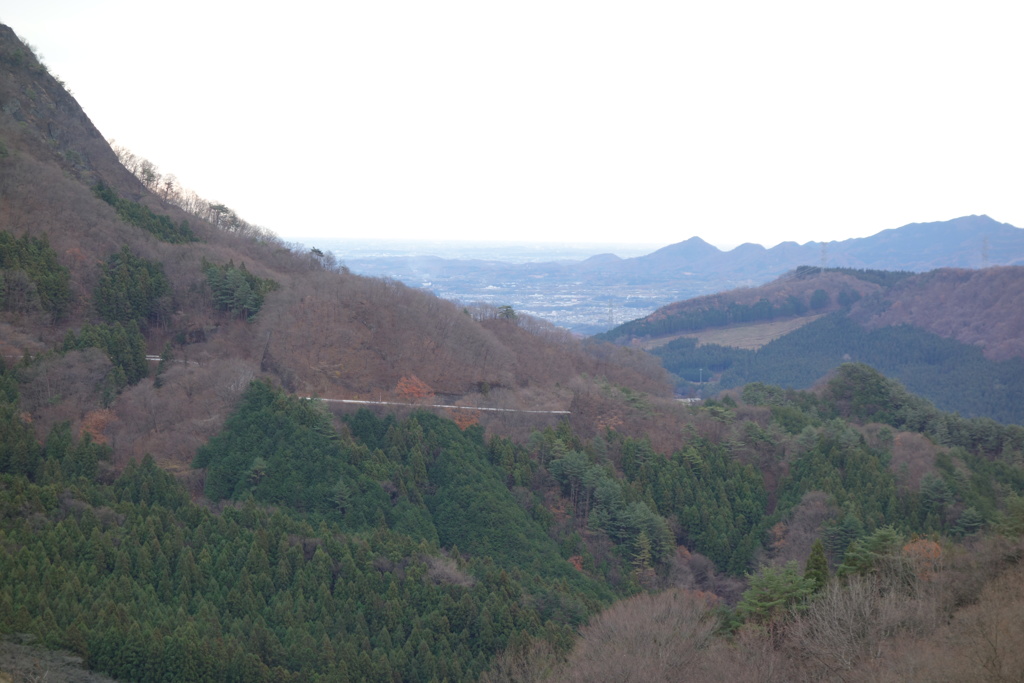 中之岳駐車場からの眺め