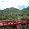 赤城神社　赤い橋