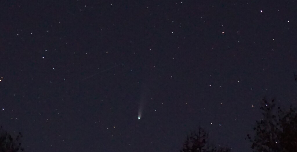 レモン彗星　乗鞍高原にて　拡大版