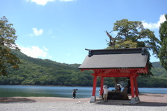 赤城神社　手水舎