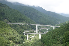 ループ橋　滝沢ダムにて