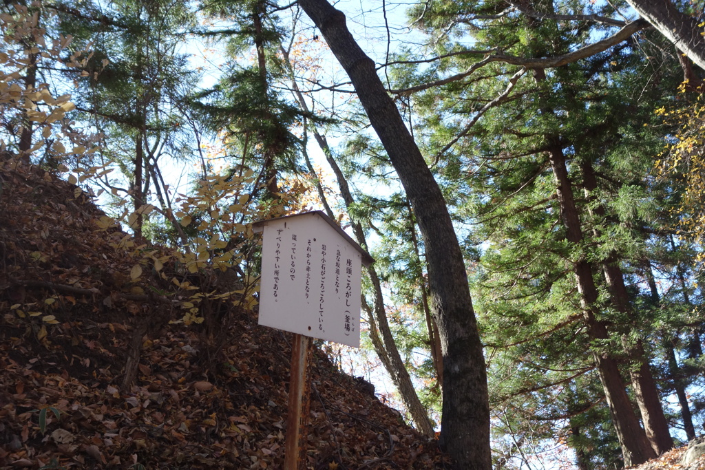 旧中山道を歩く　案内板　2