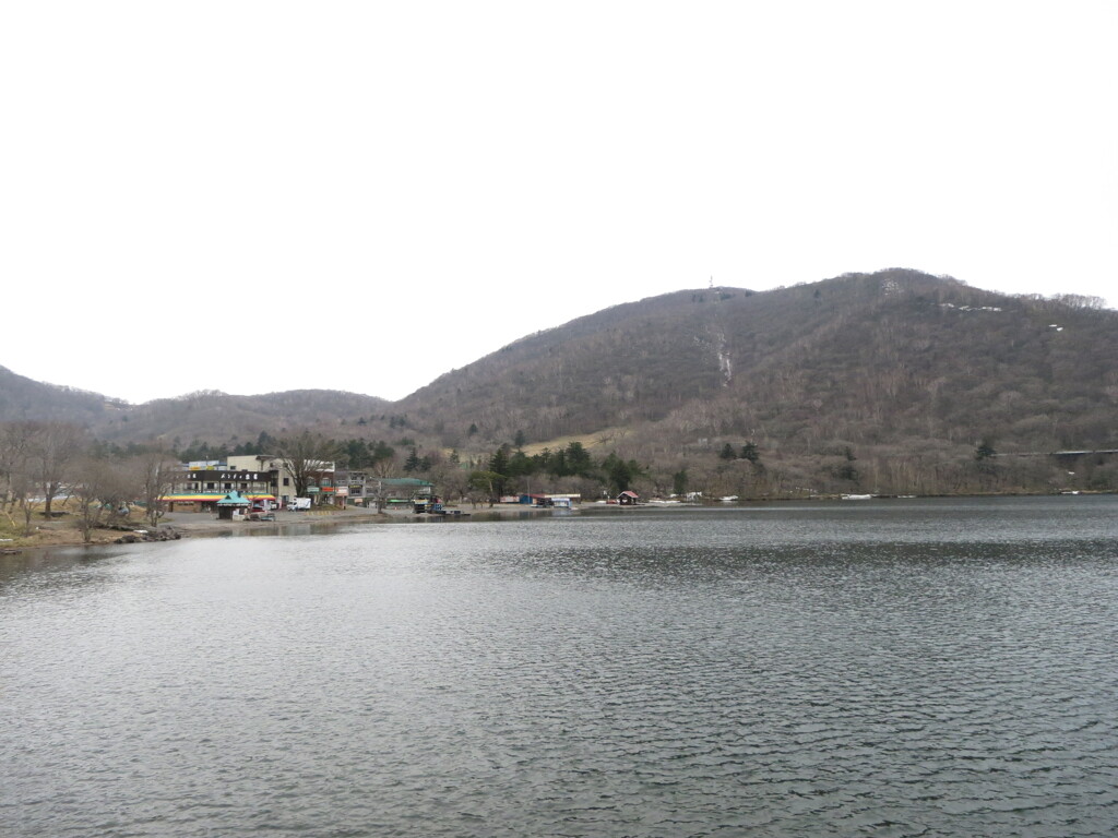 赤城山ライド　大沼は今　2