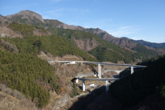 ループ橋　滝沢ダムにて