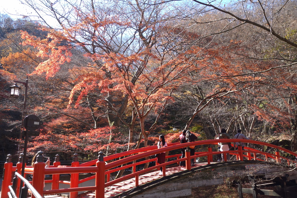 伊香保温泉　河鹿橋は今