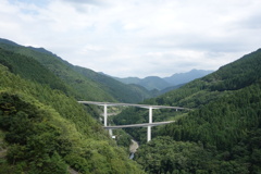 ループ橋　滝沢ダムにて