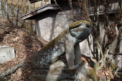 軽井沢熊野神社の狛犬