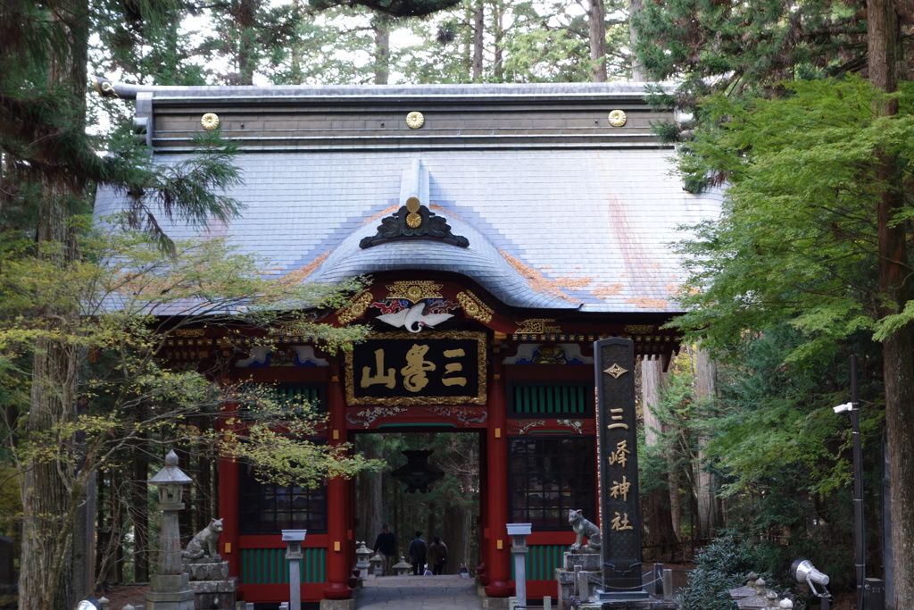 三峯神社　隋神門