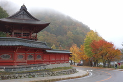 日光中禅寺湖の紅葉　1