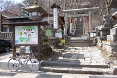 熊野神社にて