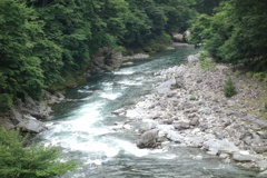 荒川の流れ