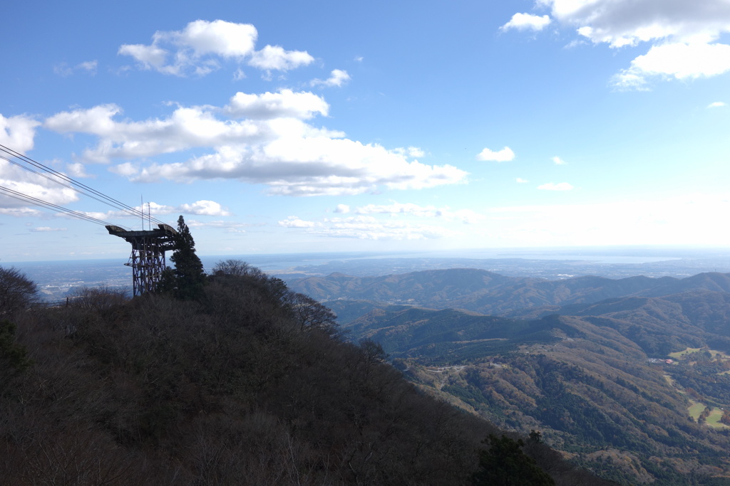 筑波山　女体山から臨む