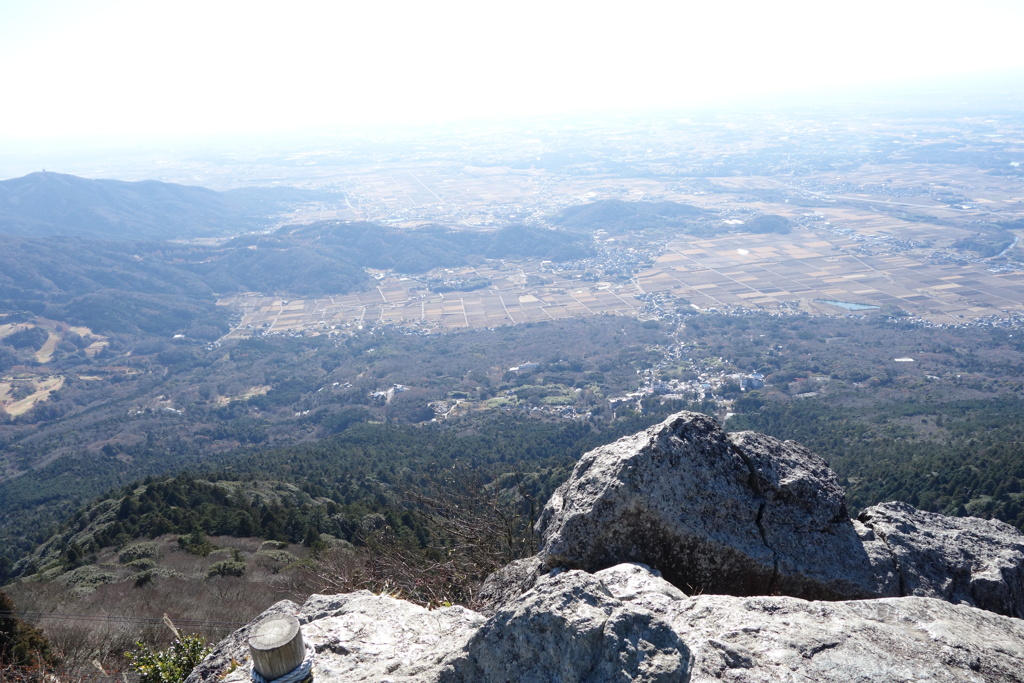 筑波山女体山からの眺め