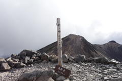 乗鞍岳　剣ヶ峰にて