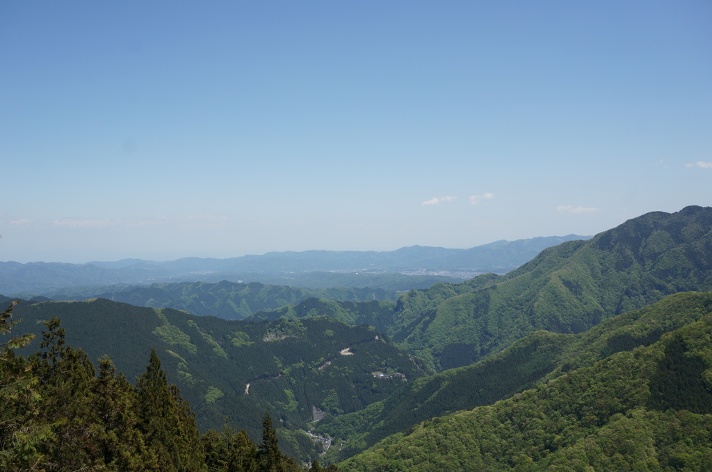 秩父を望む
