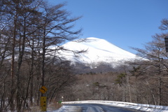 冬のライド　浅間山