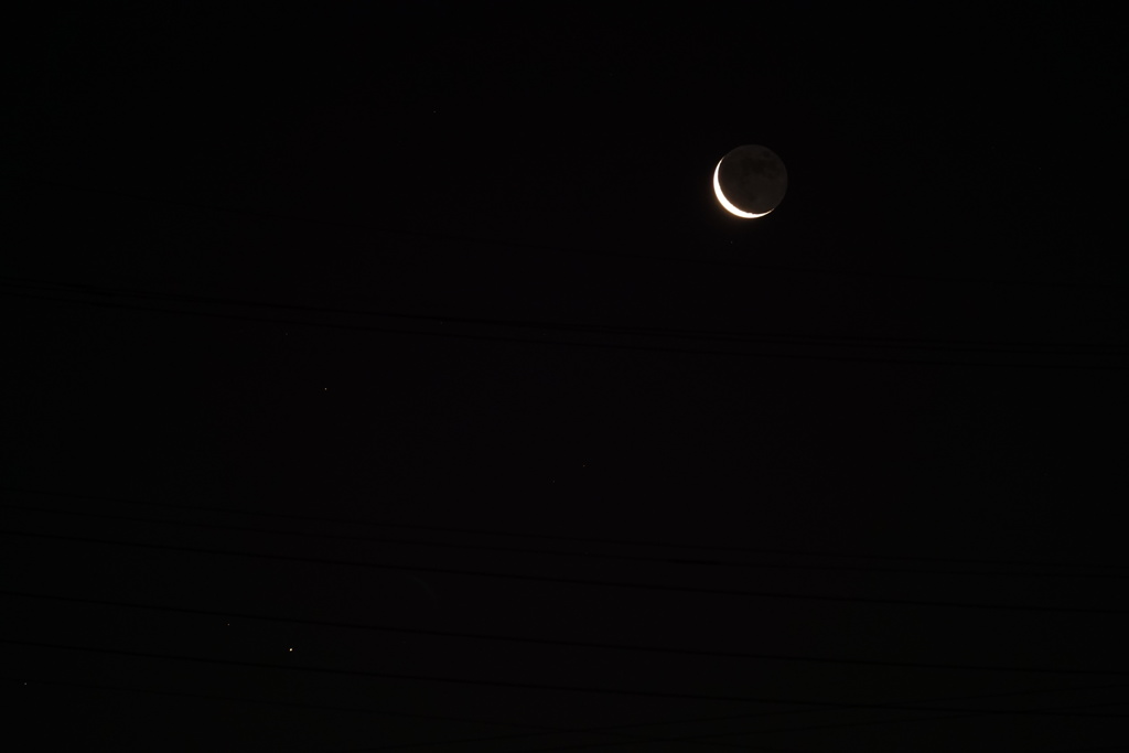 月と土星