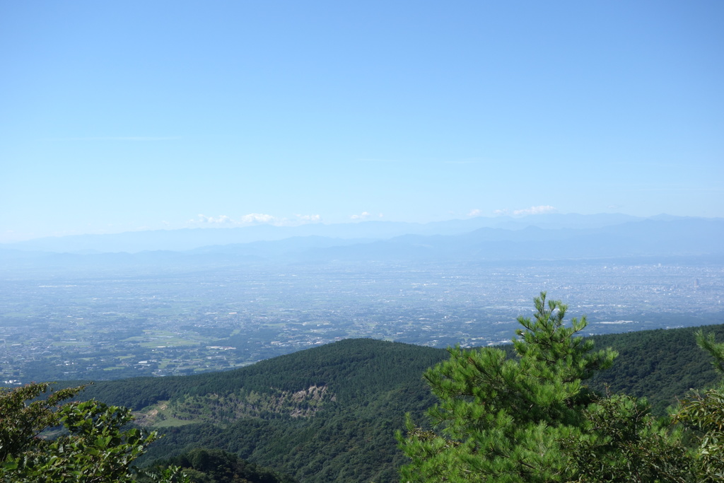 赤城山　展望台からの眺め