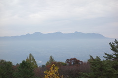 渋川市総合公園　展望台から　赤城山