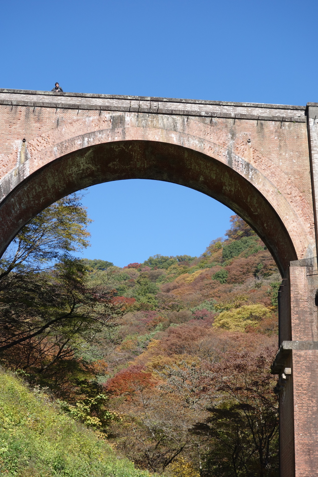 アーチ　秋のめがね橋