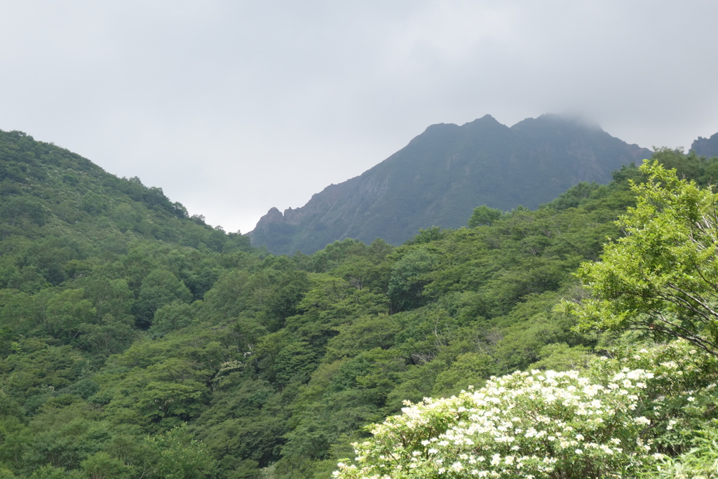 那須茶臼岳ライド　ロープウェイ乗場から