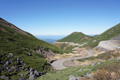 乗鞍スカイライン　続く道