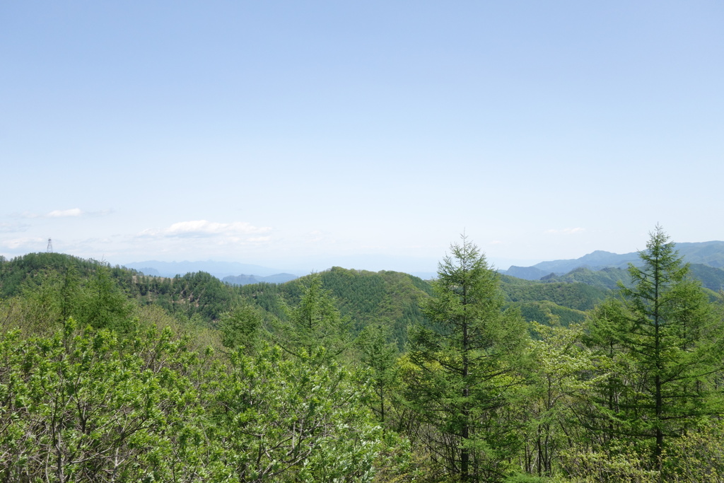 十石峠展望台からの眺め