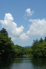 雲場池　軽井沢の休日
