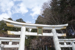 三峰神社　門