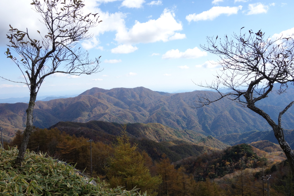 日光の紅葉　半月山にて　②