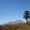 見晴台から浅間山を望む