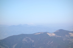 堂平山天文台から　浅間山を眺める