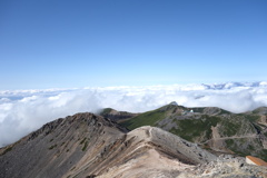 剣ヶ峰から　雲海