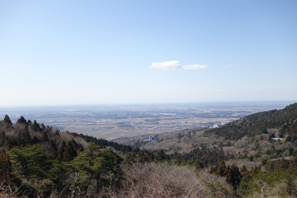 筑波山からの眺め