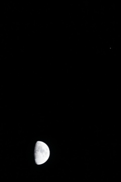 月と木星の接近