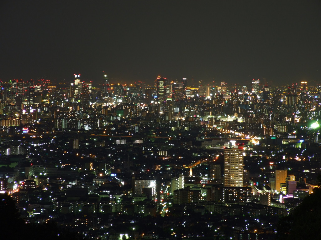 大阪東部の夜景