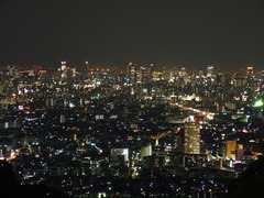 大阪東部の夜景