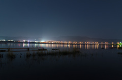 夜景 - 琵琶湖大橋