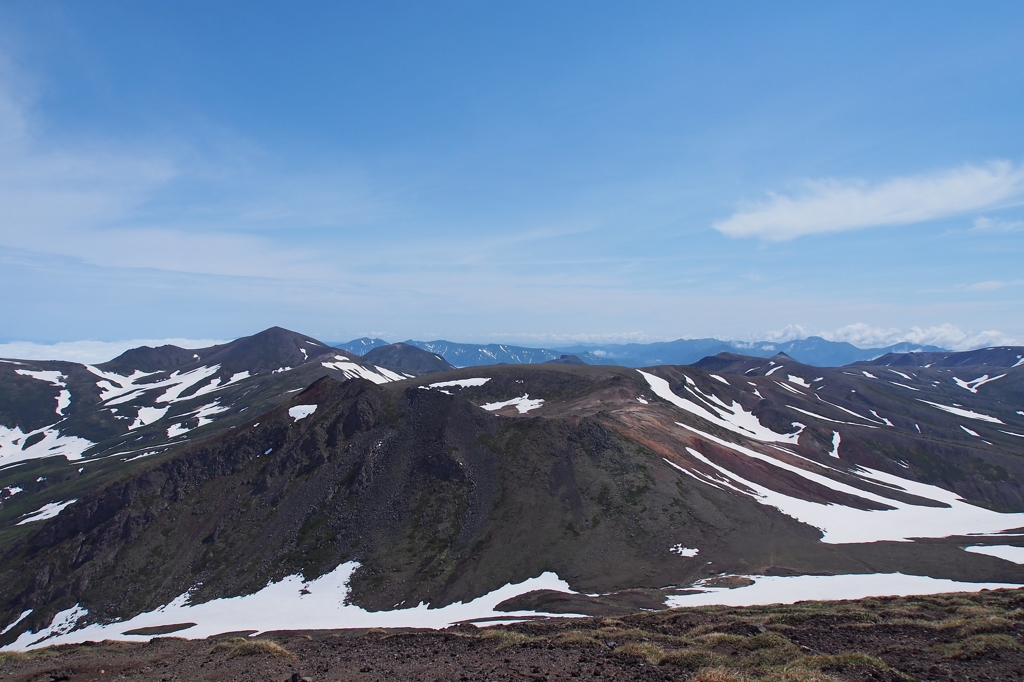 旭岳山頂からの景色・・・旭岳登山⑭