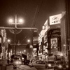 札幌夜スナップ #15　　セピア色の街