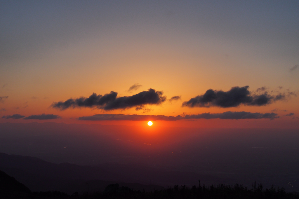 伊吹山・・・ご来光