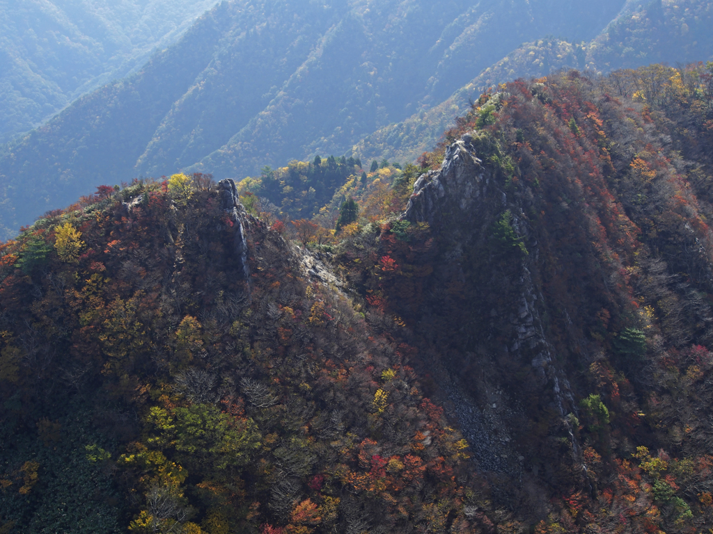 鈴鹿山脈の鎌尾根