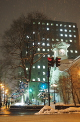 札幌夜スナップ #18　　時計台