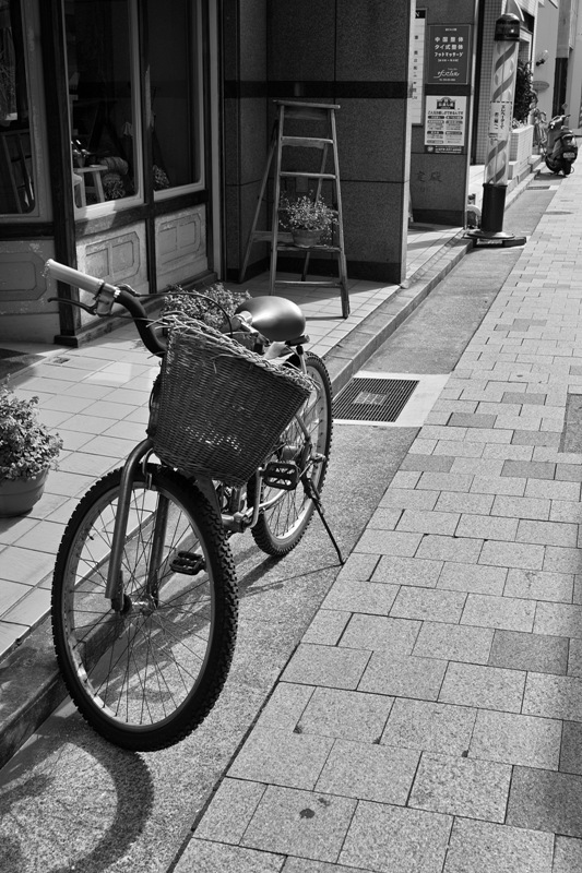 自転車のある風景