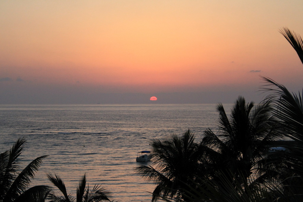 夕日