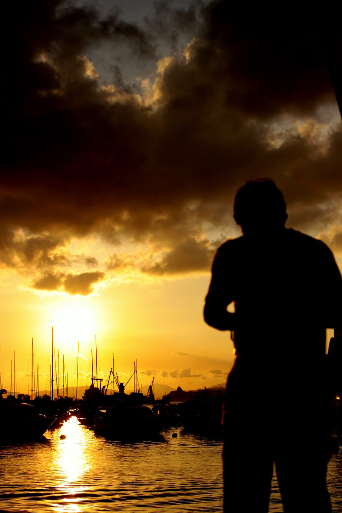 Sunset at Hong  Kong